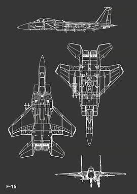 F-15 Eagle Blueprint