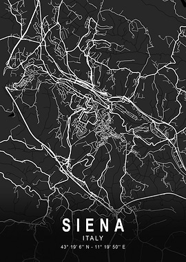 Siena Dark Map
