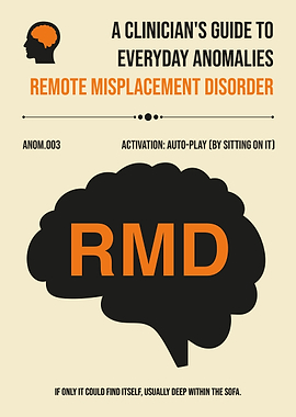 Remote Misplacement Disorder Funny Lost Remote TV Humor