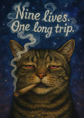 Stoned Cat: Nine Lives, One Trip