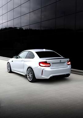 White BMW M2 Competition
