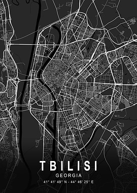 Tbilisi Dark Map