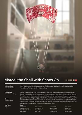 Marcel the Shell with Shoes On Movie Poster