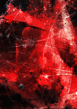 Abstract Red and Black Texture