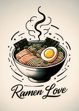 Ramen Love Bowl Japan Food