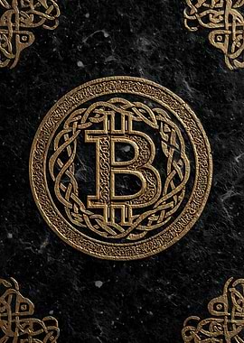 Bitcoin Celtic Knot Gold