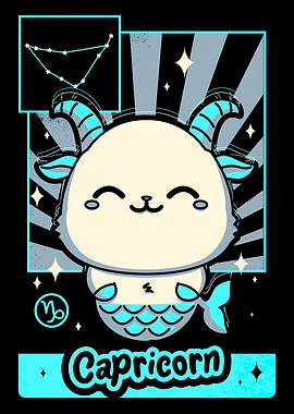 Kawaii Zodiac Capricorn