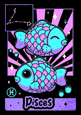 Kawaii Zodiac Series - Pisces