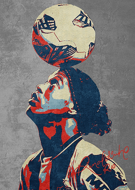 Ronaldinho Soccer Art