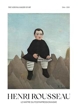 Henri Rousseau: Boy on the Rocks