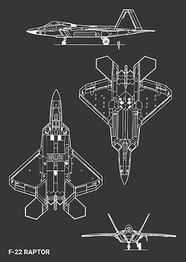 F-22 Raptor Blueprint