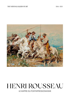 Henri Rousseau: Cowboys on Horseback