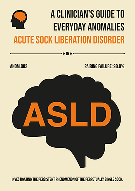 Acute Sock Liberation Disorder Funny Missing Sock Laundry Humor