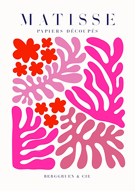 MATISSE | Fleurs et coraux rouges