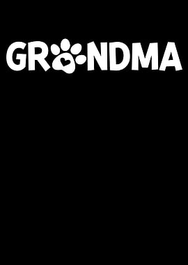 Grandma Paw Print Design