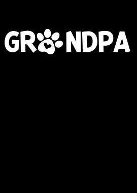 Grandpa Paw Print Design