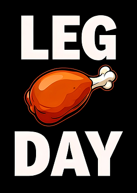 Leg Day Chicken Humor