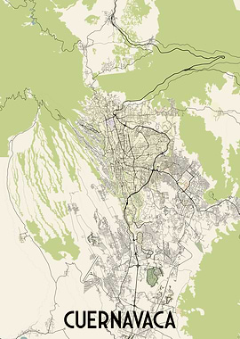 Cuernavaca City Map