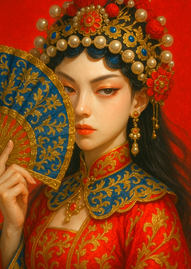 Chinese Opera Singer Portrait