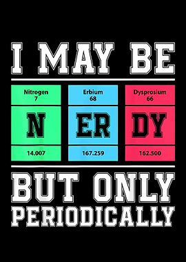 Nerdy Periodic Table Humor