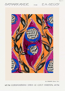 Samarkande Oriental Pattern by E.A. Seguy