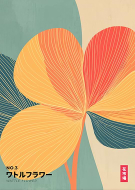 Flower Market Series No.3 - Modern Wattle Flower