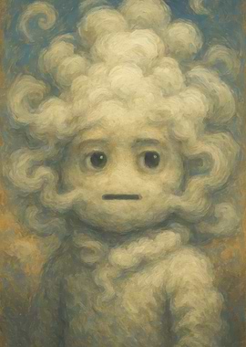 Cloud Person Portrait