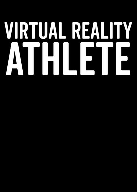 Virtual Reality Athlete Text Art
