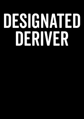 Designated Driver Text Art