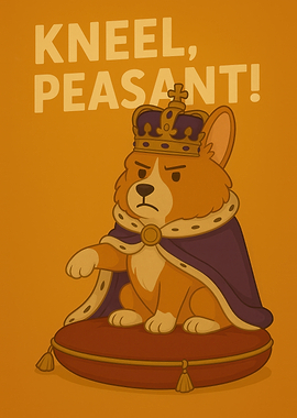 Corgi King Demands Kneeling