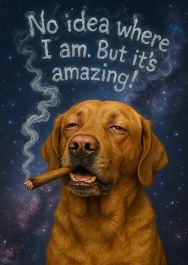 Dog Stoned in Space