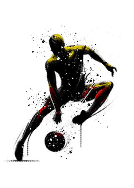 Dynamic basketball Player Illustration