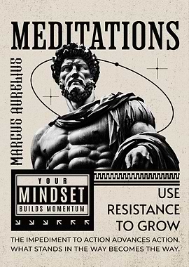 Meditations Marcus Aurelius Poster