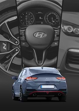 Hyundai i30 N Line Poster