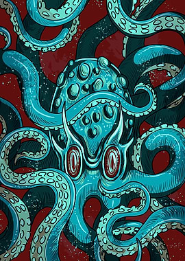 Stylized Octopus Illustration