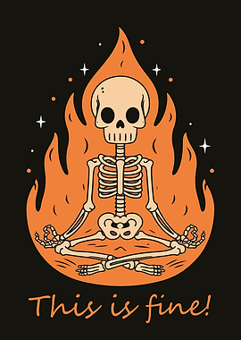This is fine skeleton meditation