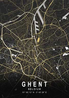 Ghent Silver City Map