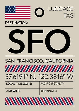 SFO San Francisco, California Airport