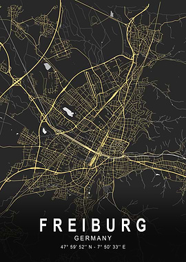 Freiburg Silver City Map