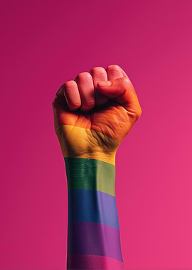LGBTQ+ Pride Fist
