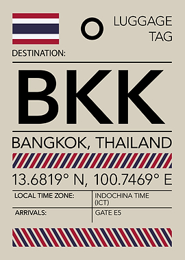 BKK Bangkok, Thailand Airport