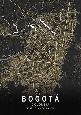 Bogotá Silver City Map