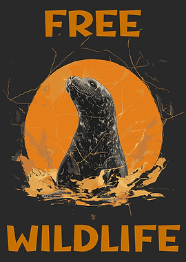 Free Wildlife Seal Poster