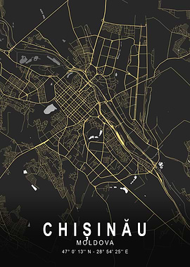 Chișinău Silver City Map