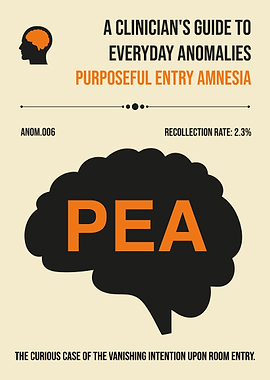 Purposeful Entry Amnesia Funny Forgetful Humor PEA