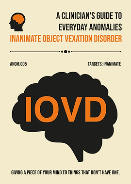 Inanimate Object Vexation Disorder Funny Relatable Humor IOVD
