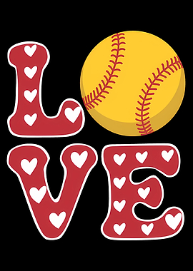 Love Softball Design