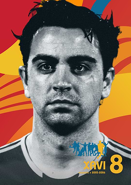 Xavi Hernandez Portrait