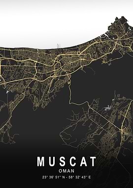 Muscat Silver City Map