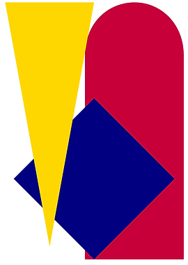 Abstract Geometric Shapes Composition